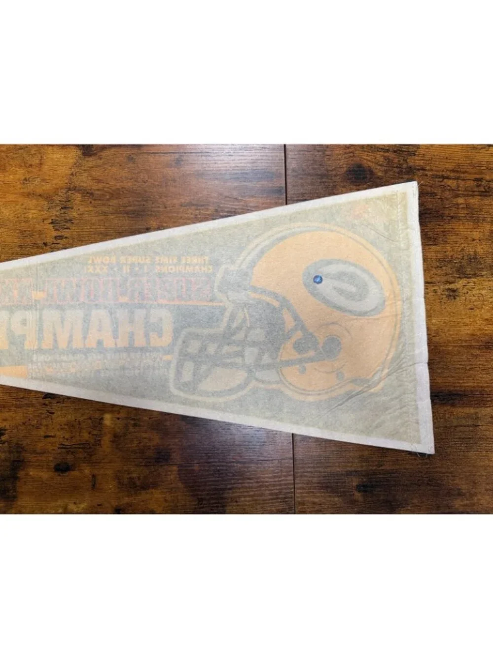 Vintage Green Bay Packers Super Bowl XXXI Champions Full Size Pennant